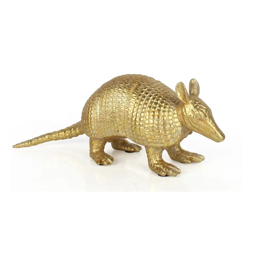 Wholesale resin armadillo statue animal decorations for living room