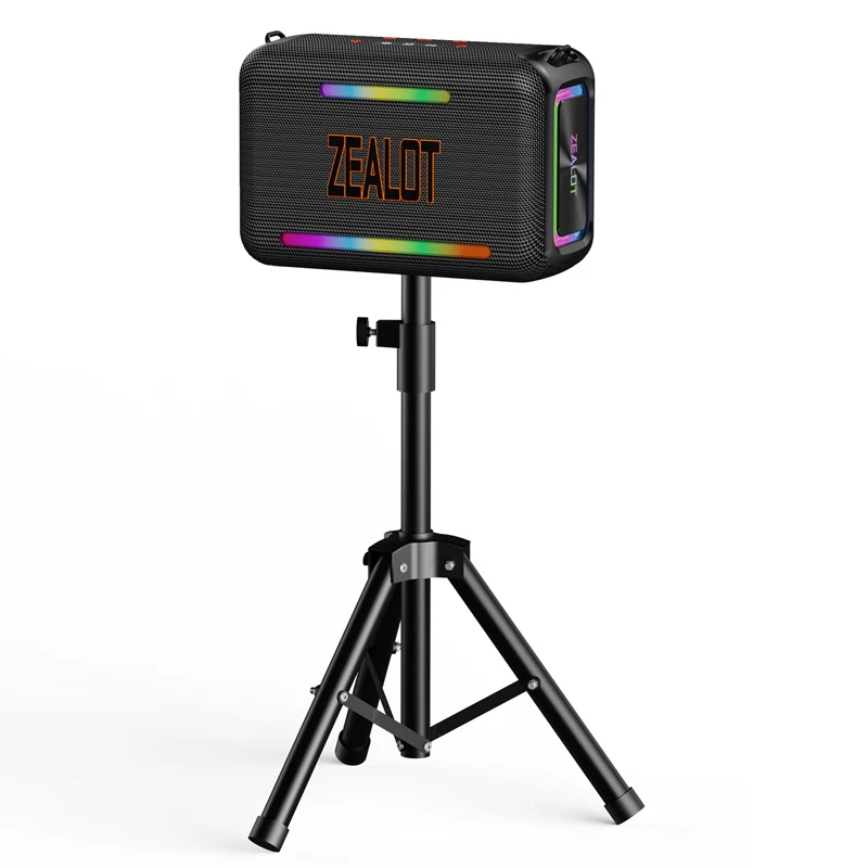 ZEALOT S95 Portable Wireless RGB Speaker - 120W Power Bank