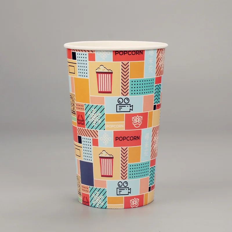 16oz Blanks Suplort Paper Cup 500ml Logo Printed Paper Cup Machine