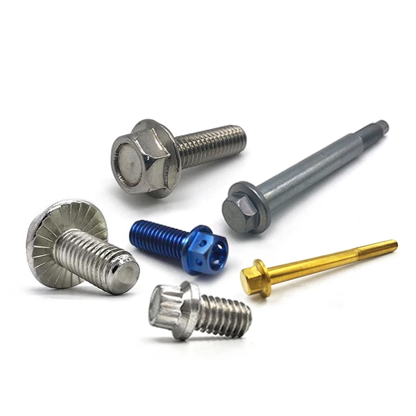 Flange bolt metric Serrated titanium 12 point flange Bolt and Nut m6 m10 Stainless Steel hex flange bolt