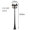 Lampada nera H2600mm-3
