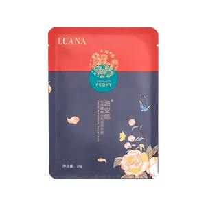 LUANA Private Label Anti-Wrinkle Nicotinamide Face Skincare Repair Sheet Mask ODM Moisture Barrier Relief Enhances All Jumbo