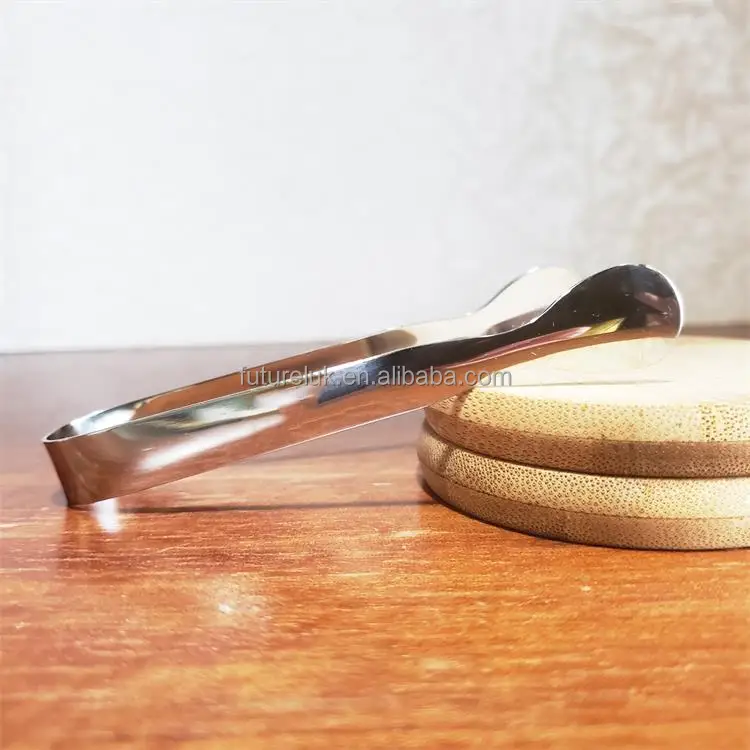 Custom Golden Charcoal Tongs Round Head Stainless Steel Arabic Incense