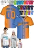 Azul, Naranja y Negro