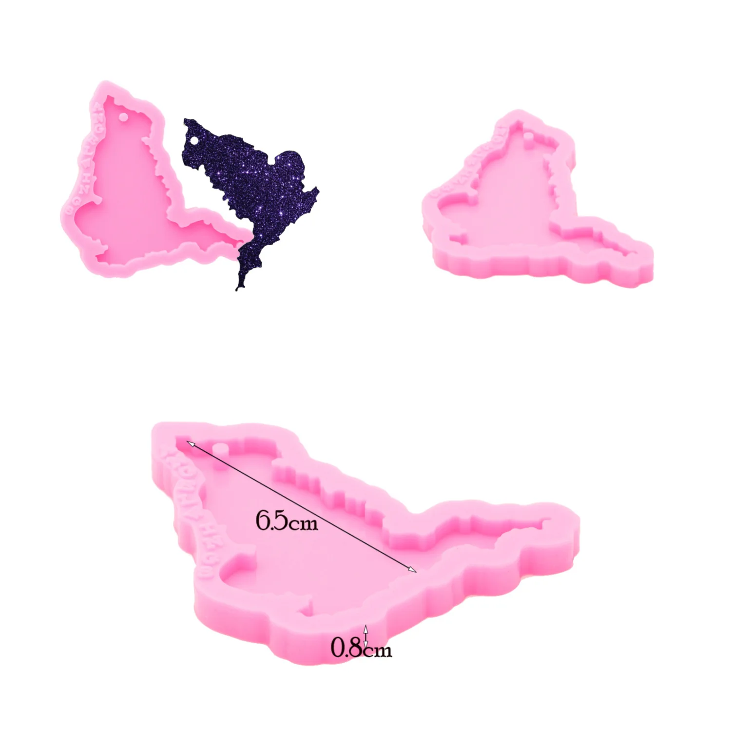 USA 50 State Map Resin Silicone Keychain Mould, Crafts with Epoxy Art Diy DIY Handmade Charms Mold, Mold Chocolate supplier