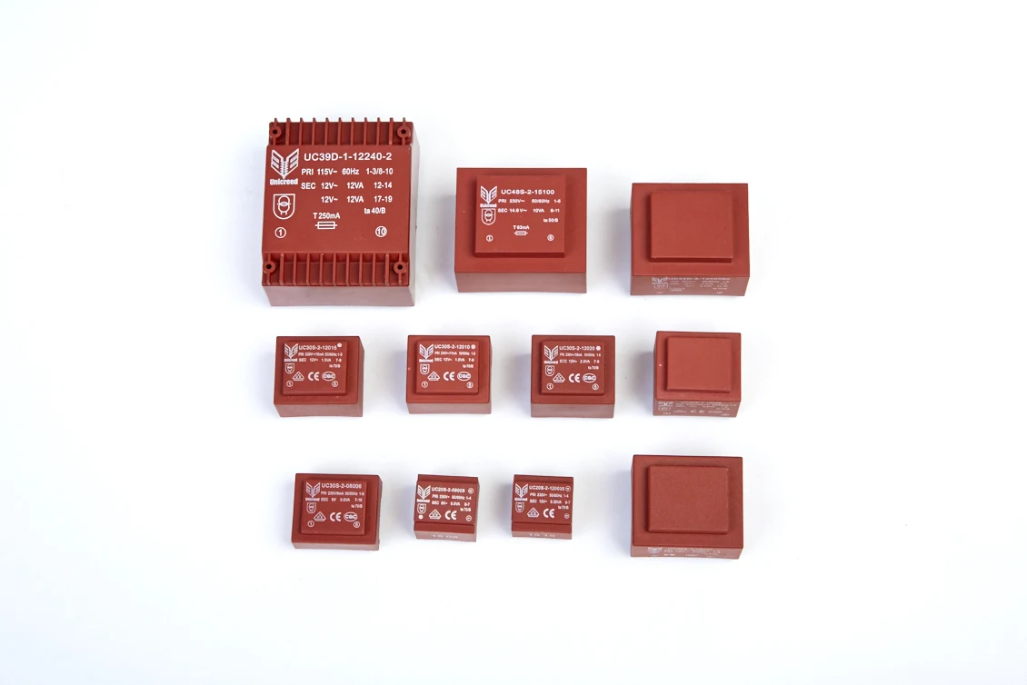 For Certified Custom 12V PCB Mounted Encapsulated Power Transformer 110V/220V/240V Input Voltage