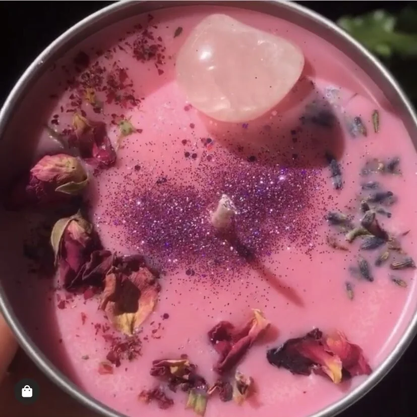 Оптовая продажа, ручная работа, свадебные подарки, высушенный цветок, духовные хрустальные оловянные ароматические свечи