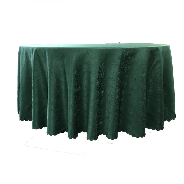 Premium Polyester Fabric Table Cloth Damask Green Tablecloth for Wedding Party Banquet Events Hotel Restaurant