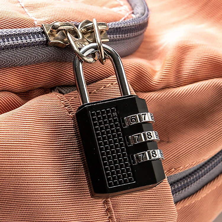 Hot Sale Black Digit Security Combination Padlock Safe Password Digital  Number Luggage Lock