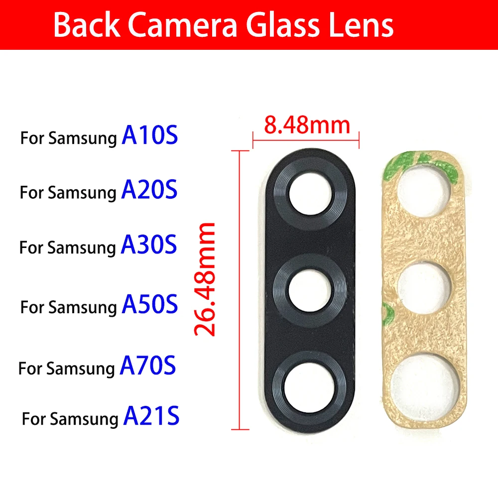 MMOBIEL Back Rear Camera Glass Lens Replacement Compatible with Samsung A10s A107F Series 6.2 inch 2019 