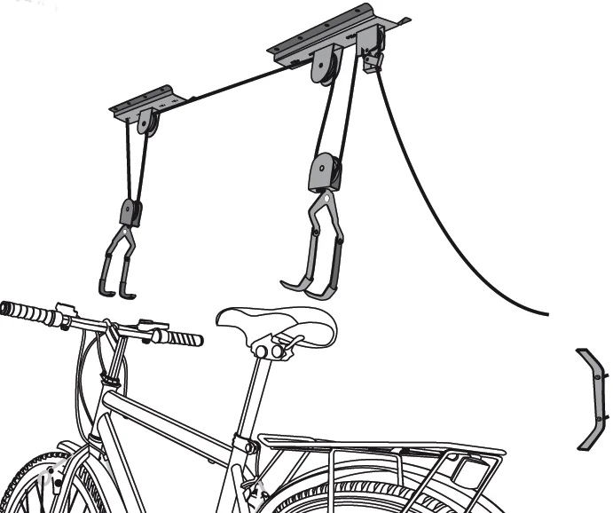 bicycle pulley storage