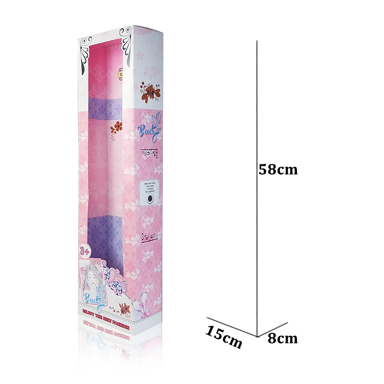 Oem 60cm Doll Gift Box,Luoli Doll Packaging Box,Doll Color Box Factory
