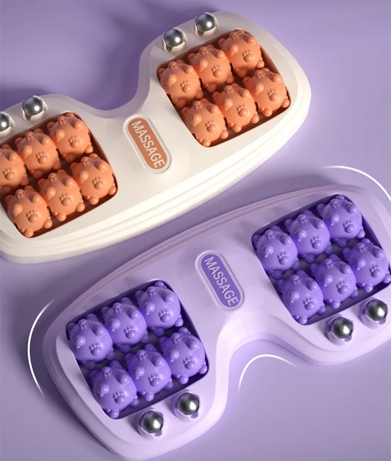 Rolling Massage Beads Health Protection Instrument Feet Massage Tool Mini Plastic Foot Massage Roller Mat