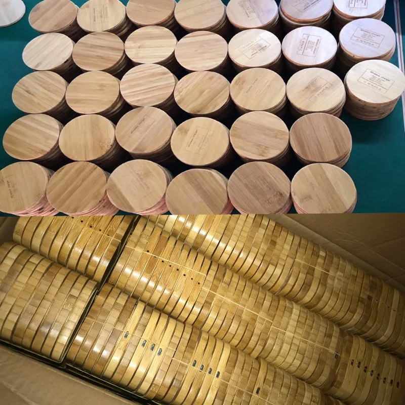 Bamboo Charging Station Custom Mobile Smart Phone Slim Square Wooden Pad 15w 10w 20w 30W 35W Wood Wireless Chargers Plates