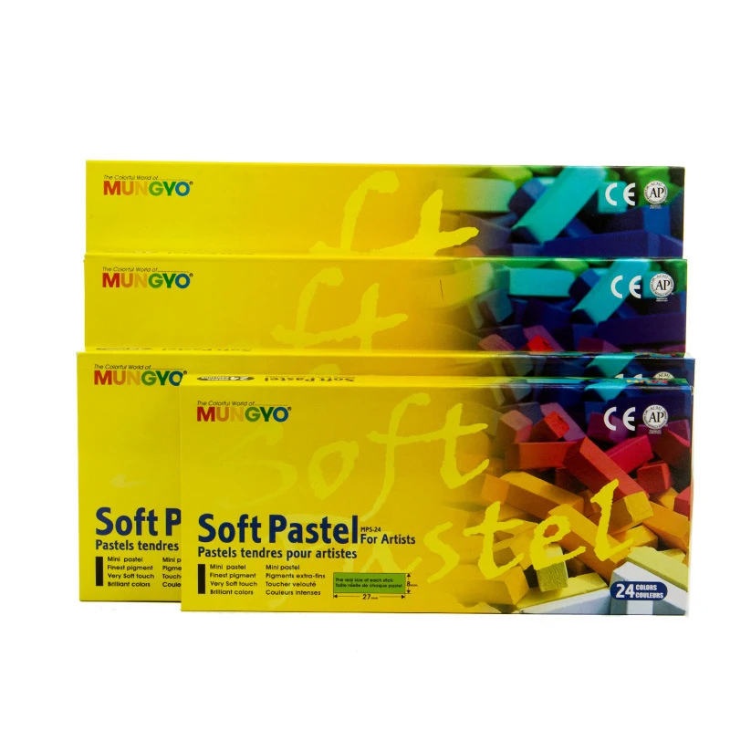 MUNGYO MPS 24/32/48/64 цветов цветные мелки для художника рисования граффити окрашивание набор мелков