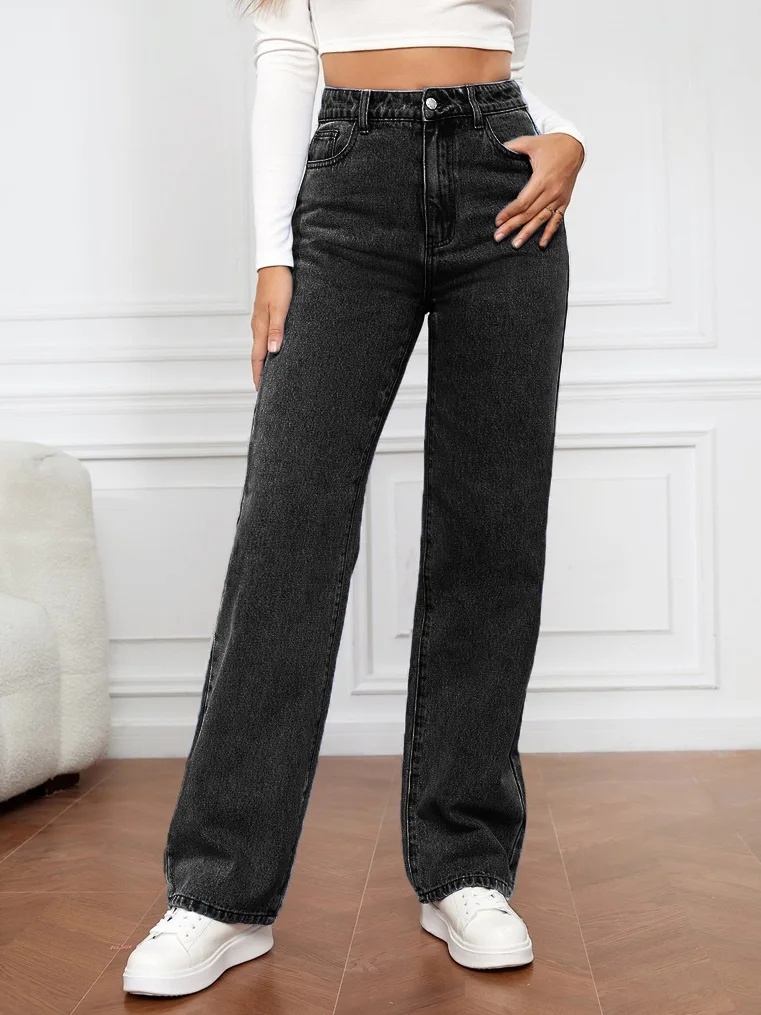 Jeans Chica Vaqueros Wide Leg Jeans Pantalones Chica Pull And Bear