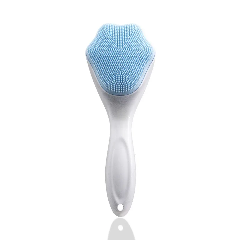 Silicone Face Scrubber Exfoliating Brush,Manual Handheld Facial