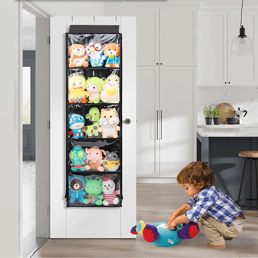 Hot Selling Products Customized Service Collapsible PVC Kids Toys Storage Hanging Organizers for Living Room