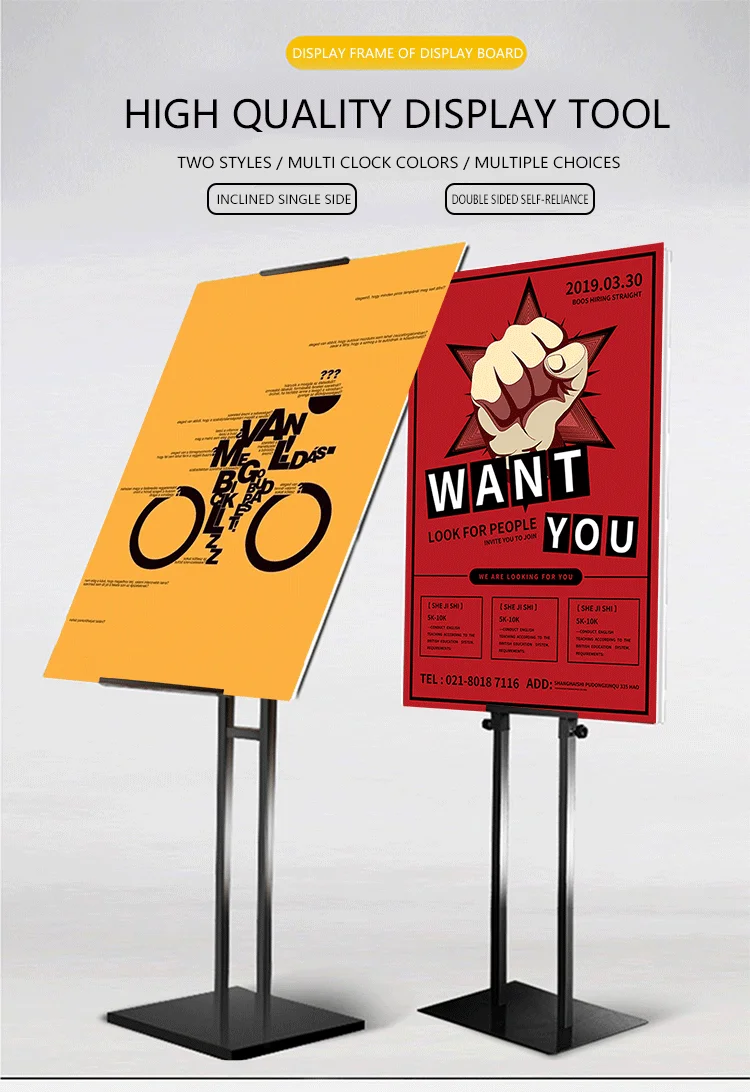 Event Promotion Display Poster Stand Iron Display Poster Racks| Alibaba.com