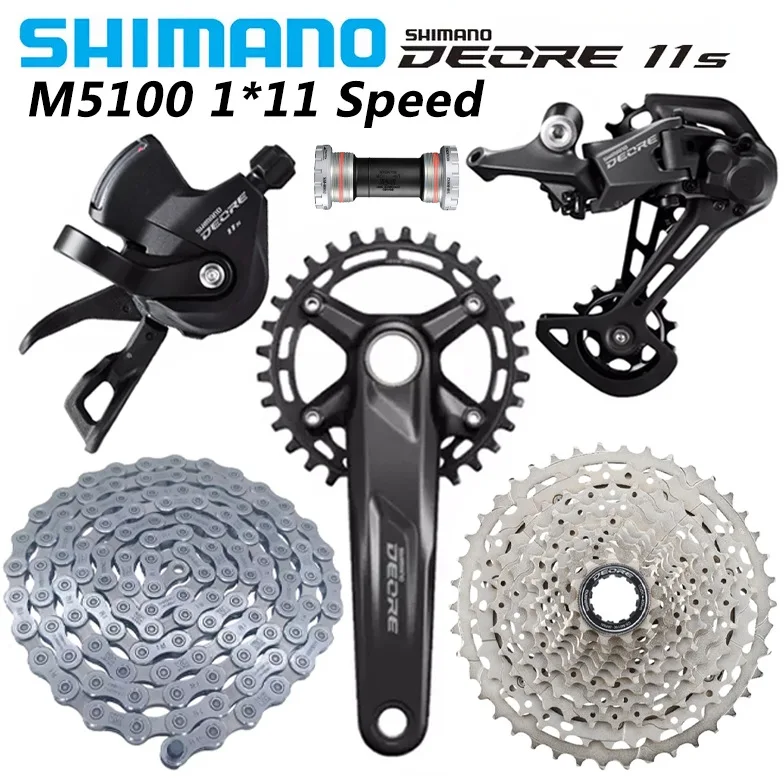 Shimano Deore M5100 Groupset 1x11speed For Mtb Shifter Rear