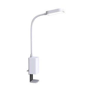 Space-saving Gooseneck USB Rechargeable Clip LED Desk Lamp USB Clip-on Lamp