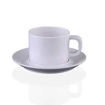 Factory Wholesale Restaurant tableware reusable Melamine saucer coffee mug set