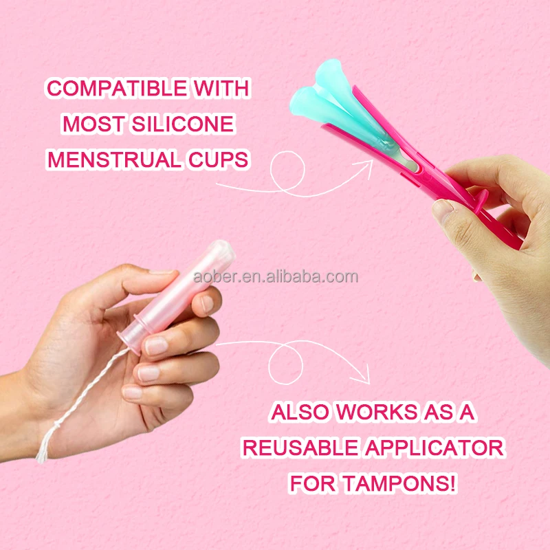 Wholesale Aplicador Copa Menstrual Menstrual Cups Inserter Booster