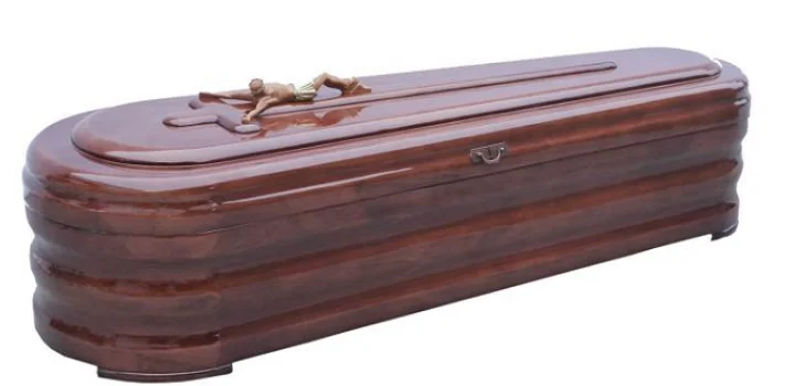 JS-SP049 Chinese Factory European Style Wooden Coffin Kits