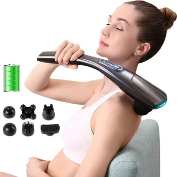 hot sell full body wireless handheld massage hammer with LED light