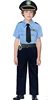 Blue(Hat + top + pants + tie + belt)