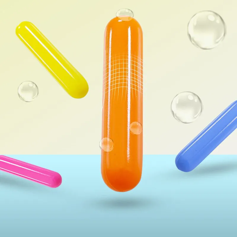 Safe Colorful Tube Shape 12.8cm Thickened Wave Pool Small Ball Pool Indoor Baby Children Toy Plastic Sprinkles Bar Ocean Ball