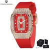 Rose gold red