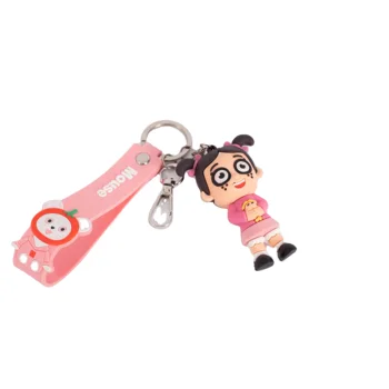 Creative 3D PVC customized key chain to create your exclusive accessories custom 3D silicone  Keychain Price Discount