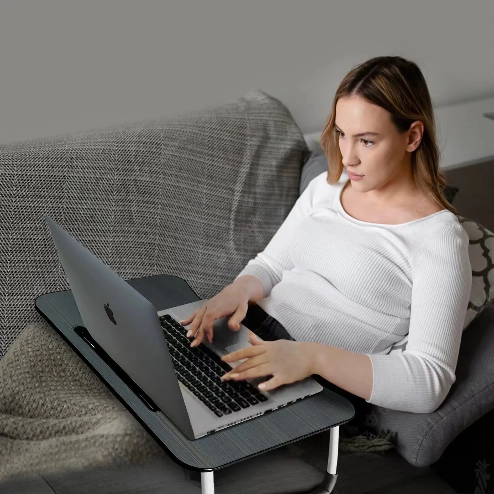 MDF Wooden Portable Mesa Portatil Folding Computer Bed Desk