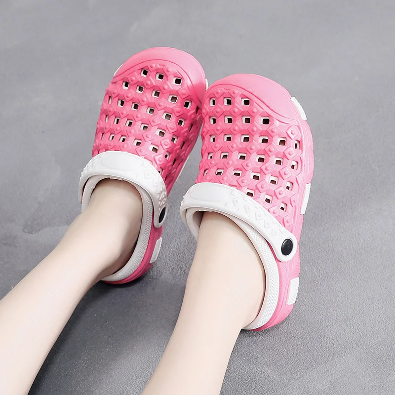 
Модные пляжные летние сандалии; cr0cs; Обувь для девочек 