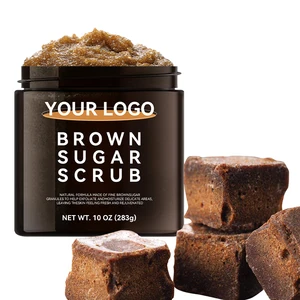 Brown Sugar Vitamin E Body Scrub Organic Natural Renewal Scrub Aloe Vera Exfoliating Brightening Moisturizing Glowing for Dry