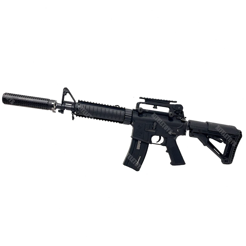 Cnc M4a4 Assault Rifle Metal Gear Electric Splatter Gel Ball Blaster