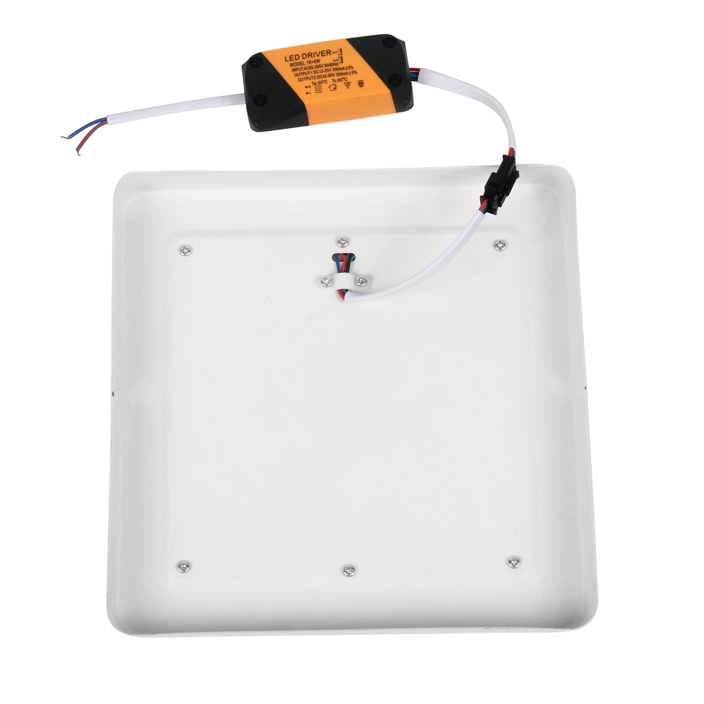 High Quality 6500K Embedded Panel Light Circular square 24W 18W 15W 12W LED Panel Light Warm White