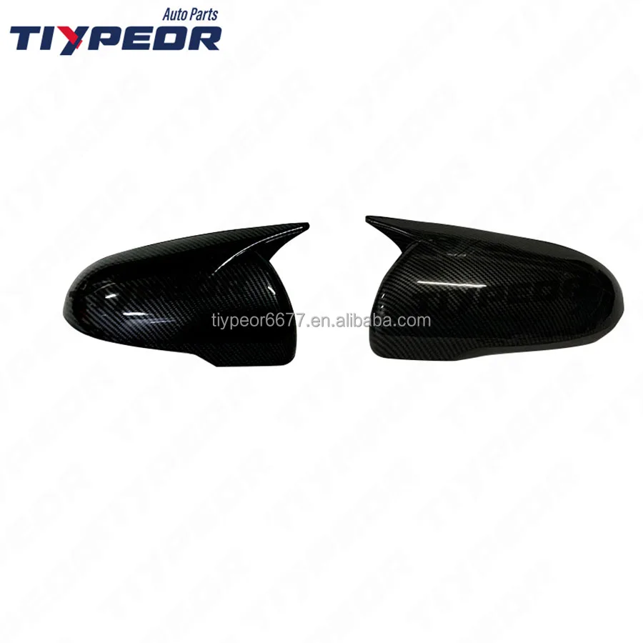product new for kia sorento 2016   2019 carbon fiber no light gap rear view mirror cover trim tiypeor exterior accessories body kits-3