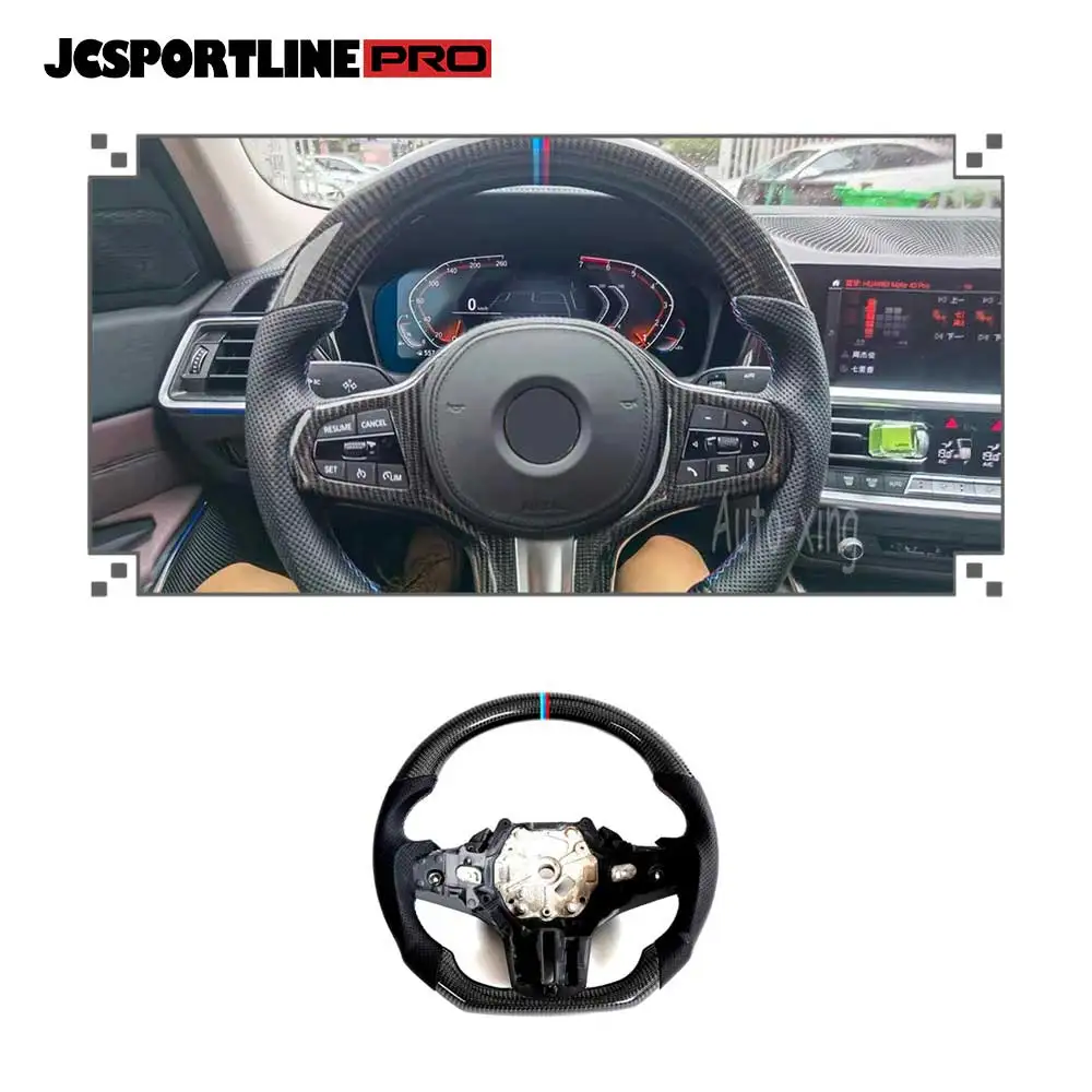 Изготовленный на заказ руль из углеродного волокна для Bmw G серии M3 G80 M4 G82 M5 F90 M8 X3m X4m X5m X6m G3x G1x G0x M Sport M6