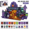 B188-006 mine cave magnetic tiles-100 pcs-8747 g