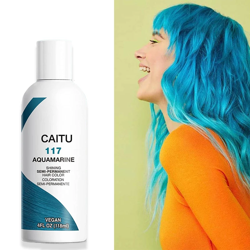 Concise Design 2024 Color Dye Hair Semi Permanent Hair Color Dye Blonde Grey Hair Dye