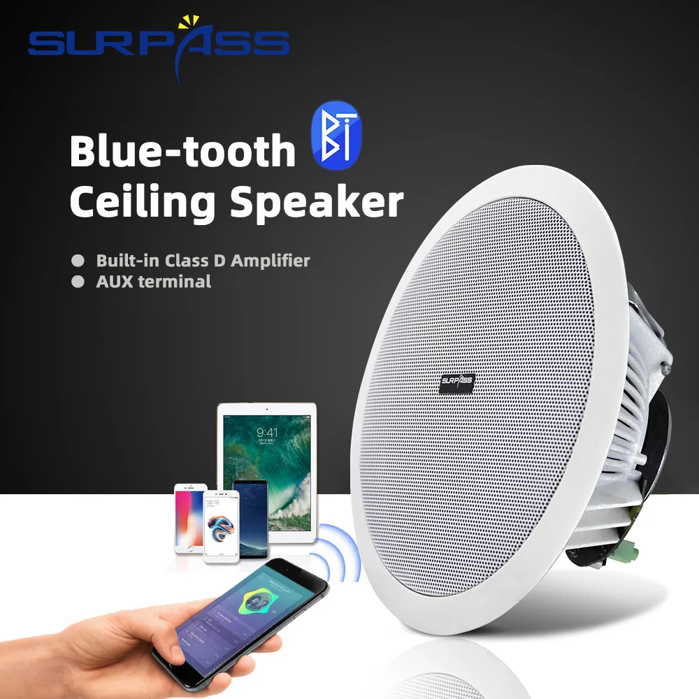 BT510 Full Range Blue Tooth Wireless Ceiling Speaker Horn for Home