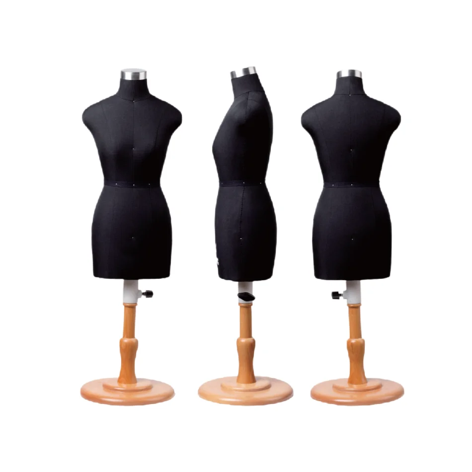 Half Scale Dress Form White Torso Mannequin Full Body With Universal