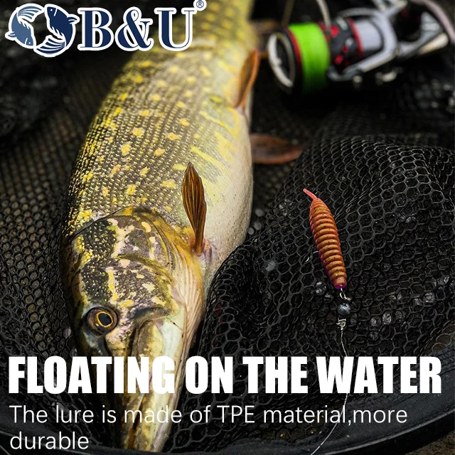 B&U 40mm TPR Floating worm bait
