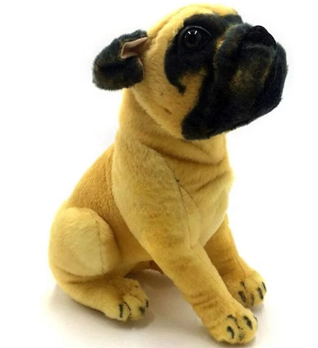brindle stuffed dog