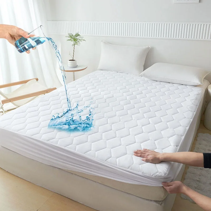 Home Hotel Water Resistant Bed Mat 360° Bed protection Waterproof Mattress Protector Cover