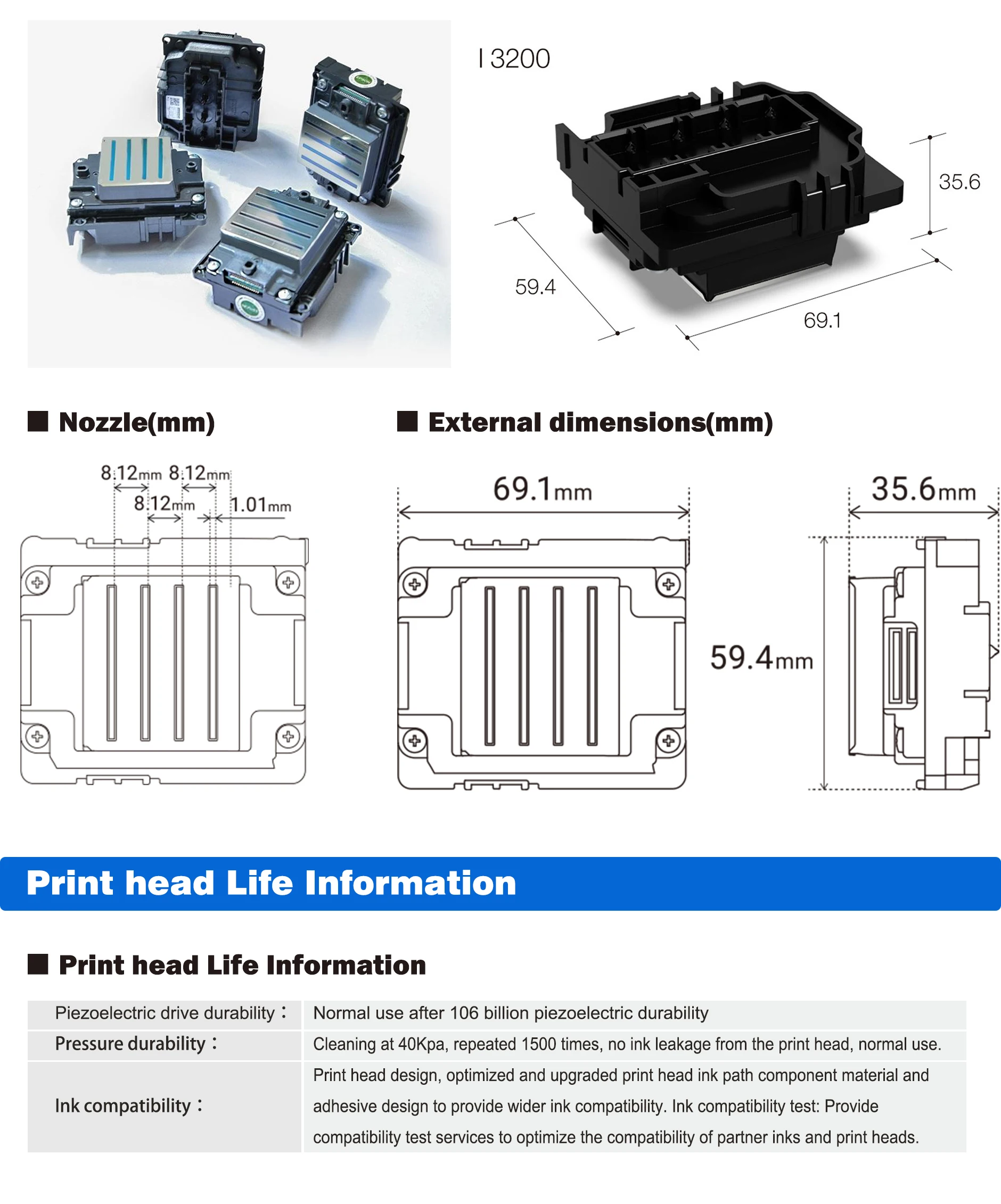 Doyan Original New I3200 Print Head I3200 A1 For Sublimation Dtf Printer Kit Buy New I3200 1806