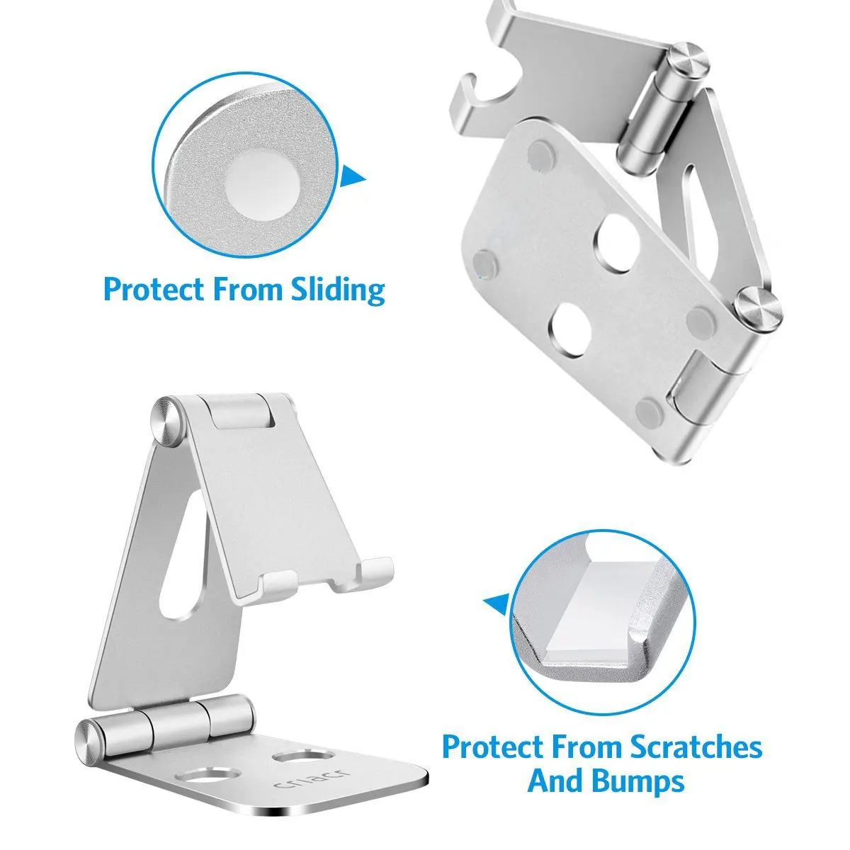 Полностью складная и регулируемая подставка для сотового телефона, подставка для смартфона, планшета, настольные аксессуары