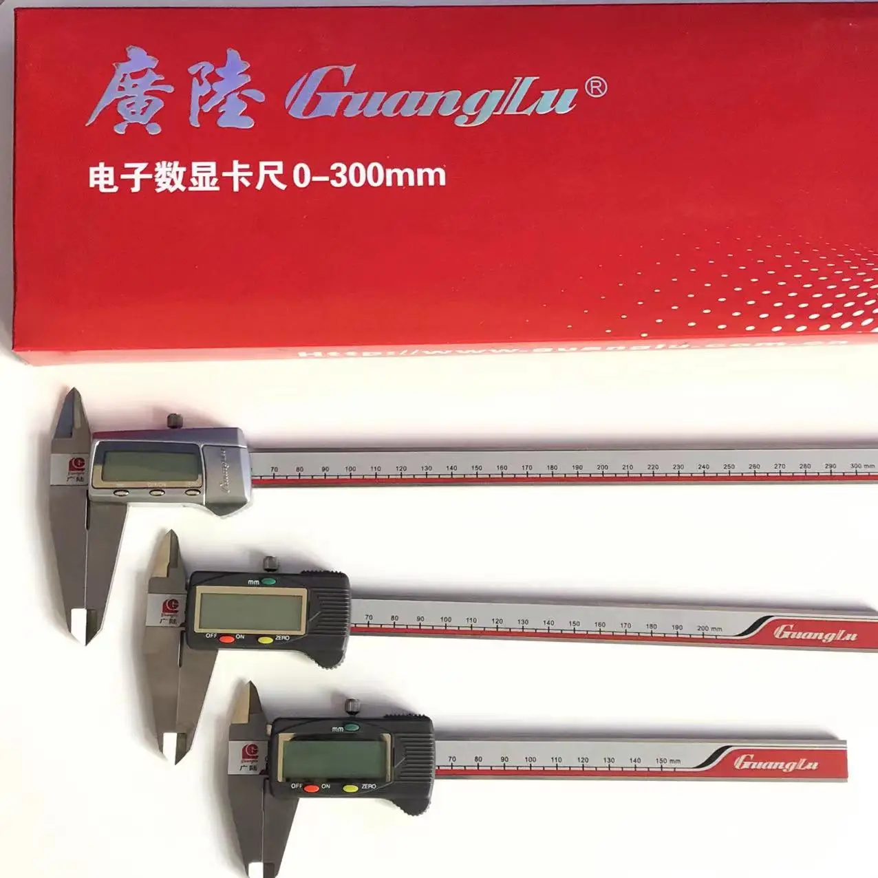 Guilin Guanglu Caliper 0150200300mm Vernier Scale Graduated Caliper